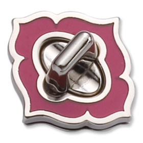 Floral Twist Lock (Red)