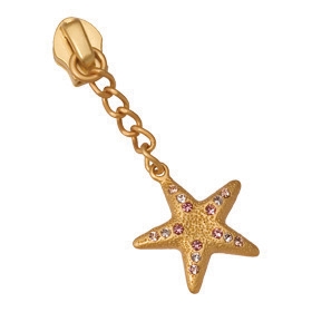 Starfish Zipper Pull
