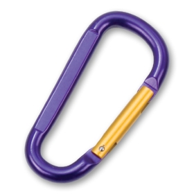 Flat D Aluminum Carabiner