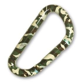 Floral D Aluminum Carabiner