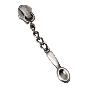 Spoon Zipper Pull