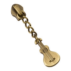 Guitar Zipper Pull