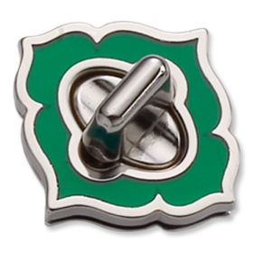 Floral Twist Lock (Green)